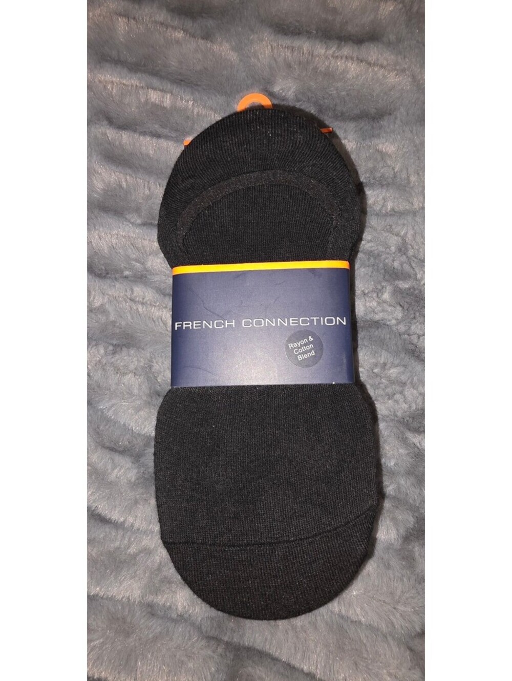 French Connection Black No Show Socks